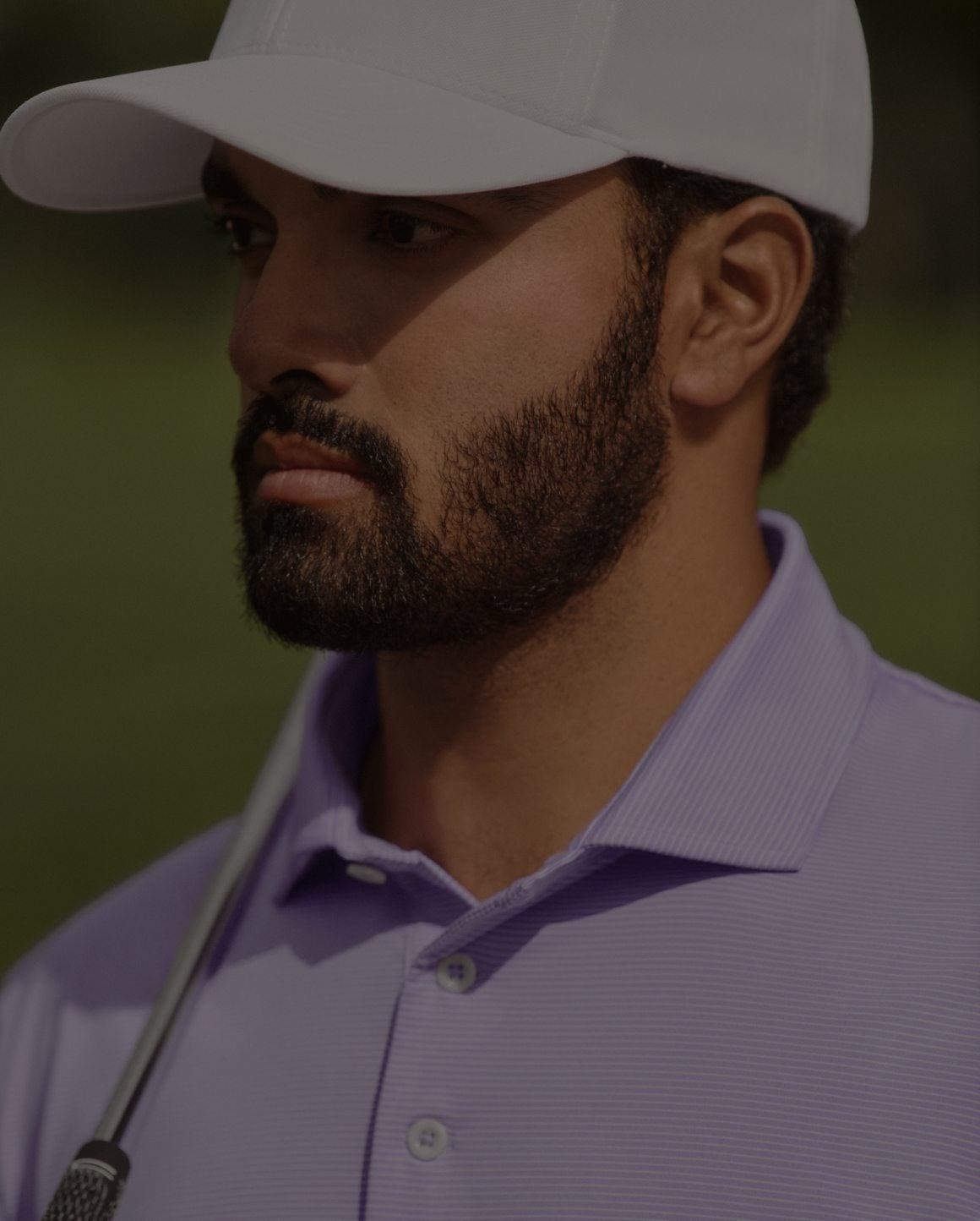 RLX（RalphLauren） - POLO ラルフローレン RLX メンズ ボーダーゴルフポロシャツ RLXポロラルフローレンゴルフ ポロシャツ ボーダー柄 グレー M