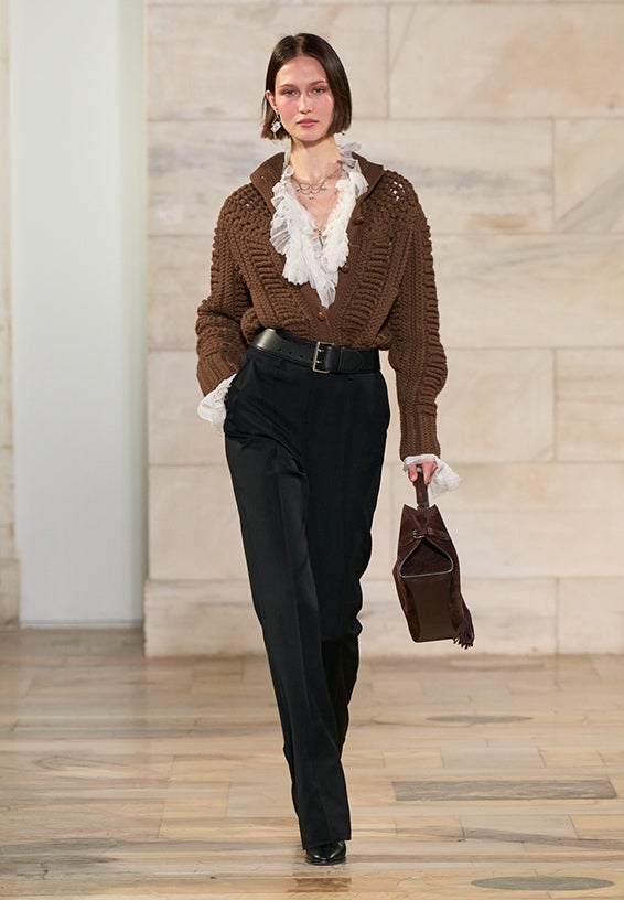 ラルフローレン　2025今年のワンピース　定価48000円 Fall 2025 Runway Show | ラルフ ローレン公式オンラインストア