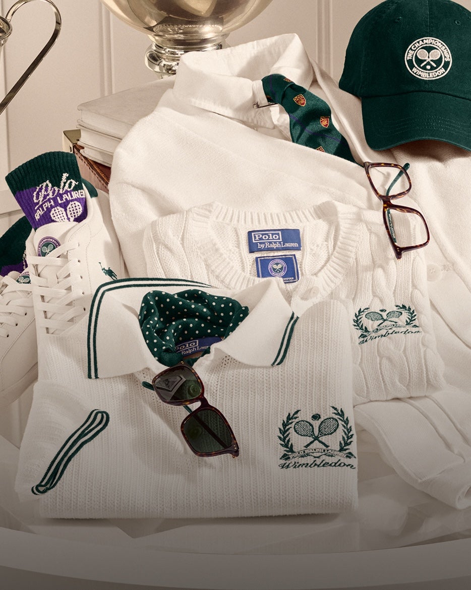新品未使用Polo ラルフローレン2024ウィンブルドンTシャツ白とモスグリーン Wimbledon Collection | ラルフ ローレン公式オンラインストア