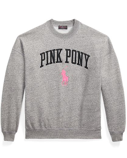 希少★PINK PONY RALPH LAUREN トレーナー　バックプリント Pink Pony ロゴ フリース フーディ | ラルフ ローレン公式