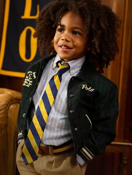 8/26限定値下】ポロラルフローレン ストライプ プリーツ ワンピース 紫