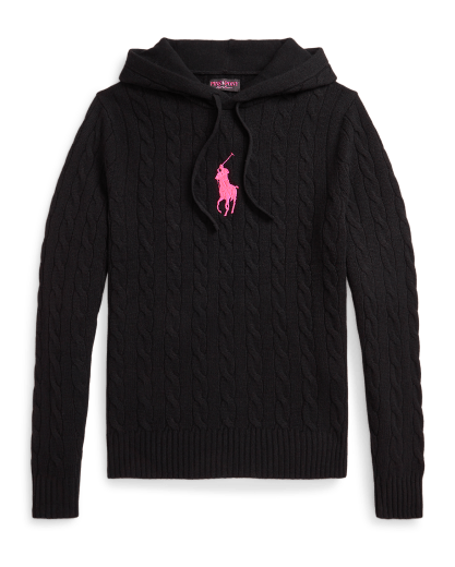 完売品　限定　ポロラルフローレンPINKPONYフーディ　ブラック Pink Pony リラックス フィット フーディ | ラルフ ローレン公式