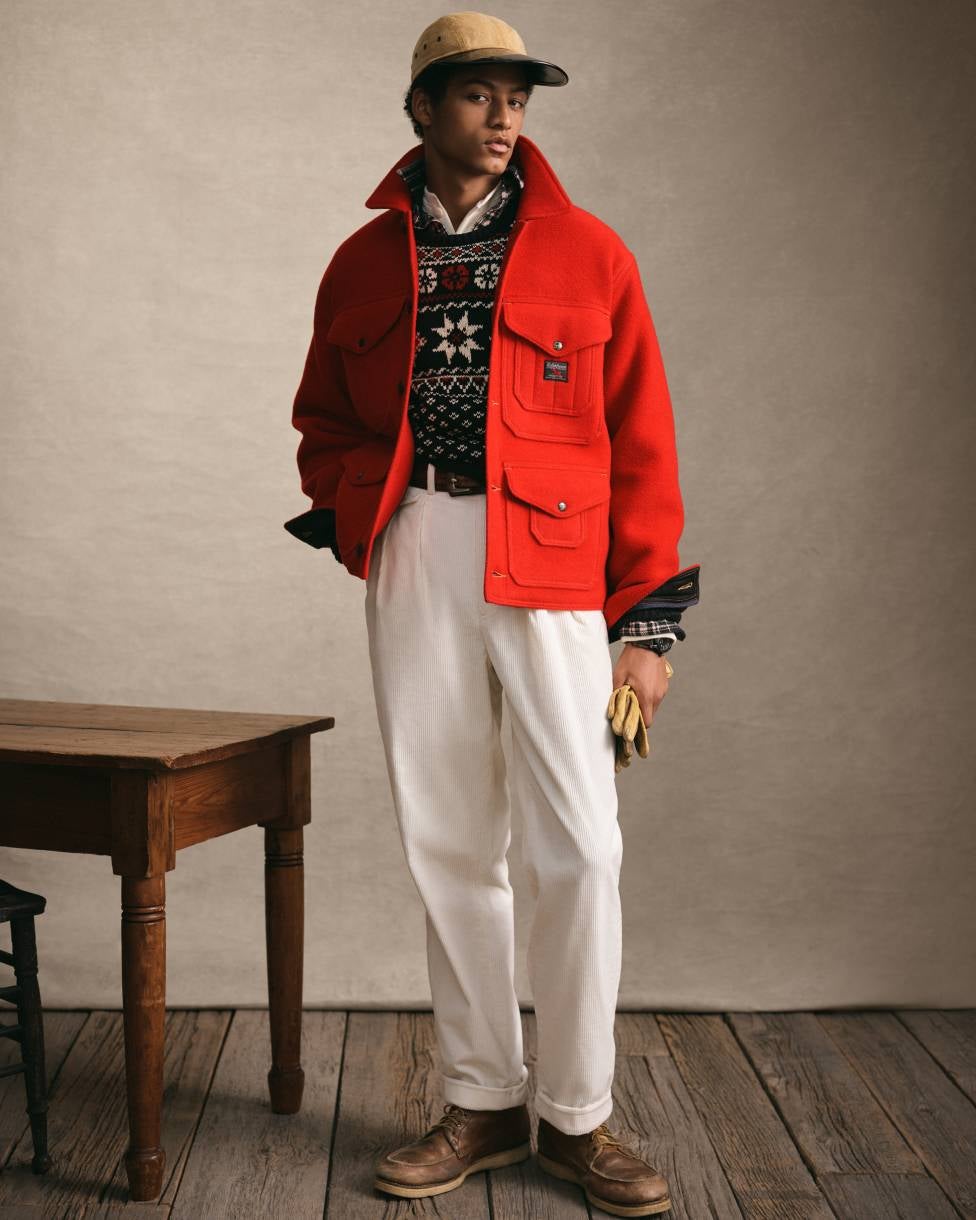 ラスト1点◇ラルフローレン ポロベア フリーススウェット レッドカニ