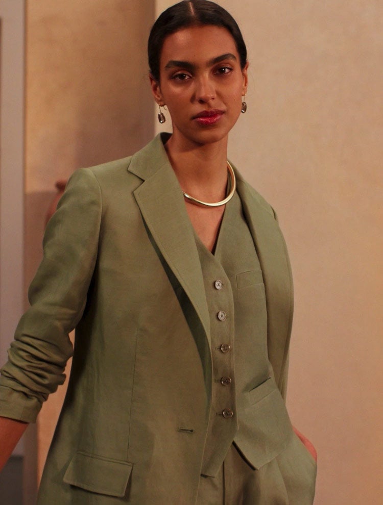 【ラルフローレンコレクション】ウールショートコート パワーショルダー S The Agency | ラルフ ローレン公式オンラインストア