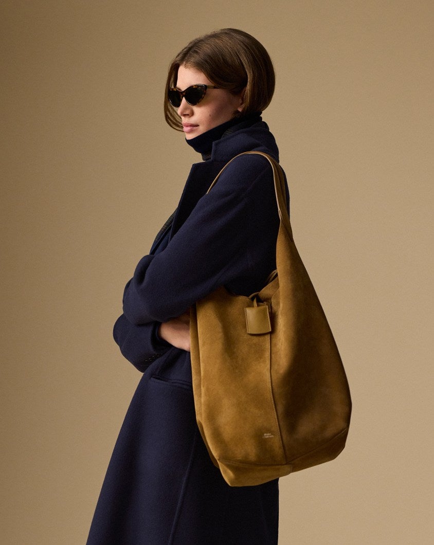 【ラルフローレンコレクション】ウールショートコート パワーショルダー S Fall