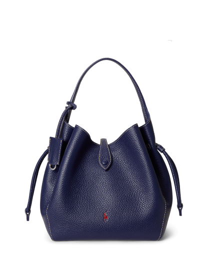 Polo Play レザー ドローストリング バッグ