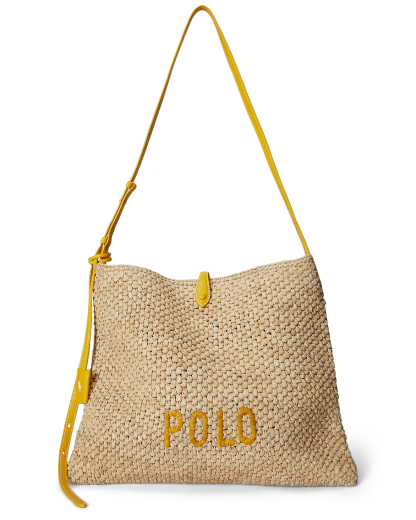 Polo Play ラフィア メッセンジャー バッグ